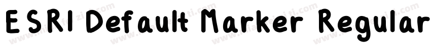 ESRI Default Marker Regular字体转换
